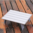 Aluminum Alloy Portable Table Outdoor Furniture Foldable Folding Camping Hiking Desk Traveling Outdoor Picnic Table Furniture