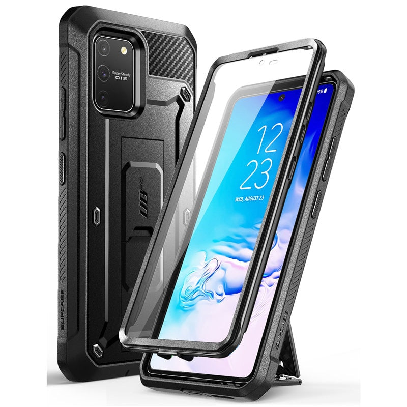 Für Samsung Galaxy S10 Lite Hülle (Version 2020) SUPCASE UB Pro Robuste Ganzkörper-Holster-Abdeckung mit integriertem Displayschutz