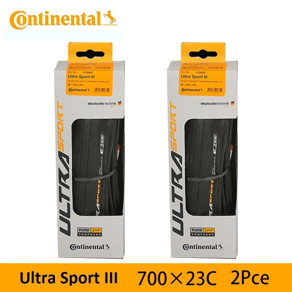 Continental Road Tire ULTRA Sport III &amp; GRAND Sport Race &amp; Extra 700× 23C /25C/28C Road Bicycle Clincher Neumático de grava plegable
