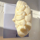 Medusa Bust Candle Mold Greek Sculpture Body Face Snake Hair Figure Wax Candles Silicone Mould