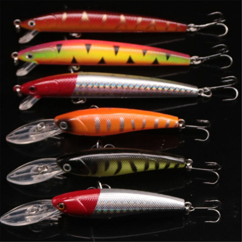 18pcs/lot Almighty Mixed Fishing Lure Set Wobbler Crankbaits Swimbait Hard Baits Soft Bait Spinner Bass Carp Fishing Tackle