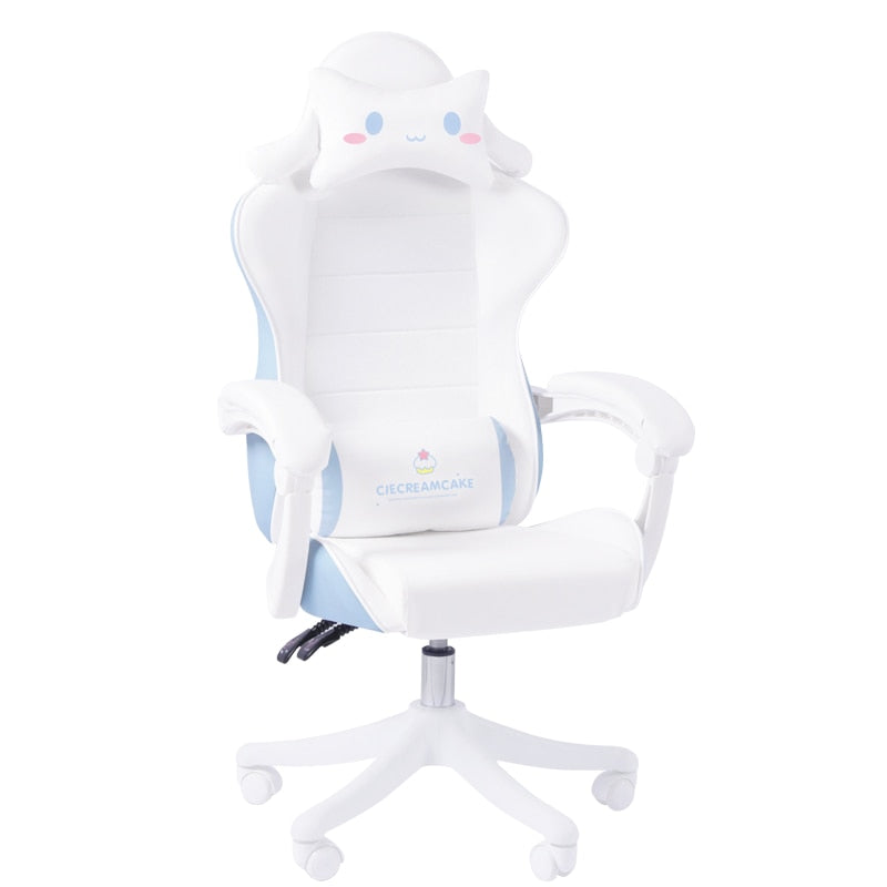 Pink Magic Gaming Chair Girl Game Competitive Rotating Chair Home Liftable Computer Chair Fashion Comfortable Anchor Live Chair