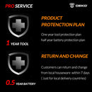 DEKO NEW DKHG03 220V 2000W Advanced Hot Air Gun Temperatures Adjustable With Four Nozzles Electric Heat Gun