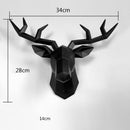 3D Animal Head Wall Hanging Decoration Animal Figurine Living Room Wall Decor Decorative Deer Sculpture Home Interior Decoration