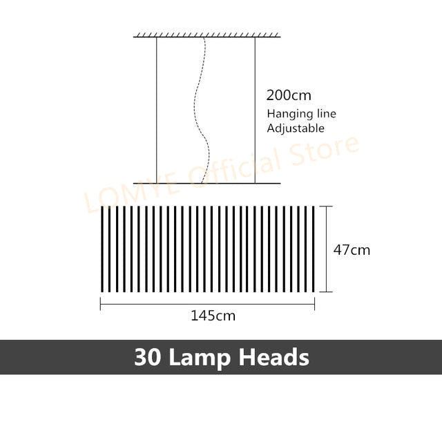 Lámpara de araña LED moderna, iluminación para sala de estar, lámparas colgantes artísticas novedosas, accesorios de oficina, luces colgantes para Bar de comedor nórdico