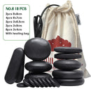 Tontin Hot Stone Massage Set Heater Relieve Stress SPA Solan Health Care Lava Basalt round massage tool Stones CE RoSH