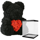 Gifts for Mom Rose Bear 25Cm/40Cm Artificial Flowers Rose Teddy Bear Wedding Anniversary Birthday Gifts for Her Girlfriend Women