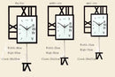 Big Size Swing Wall Clock Watch Home Living Room Large Wall Clock Study Room Fashion Decoration