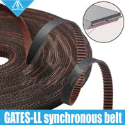 Mellow Hochwertiges 3D-Druckerteil GATES-LL-2GT Zahnriemen GT2 Breite 6MM 9MM 10MM Steuerriemen Verschleißfest für BLV