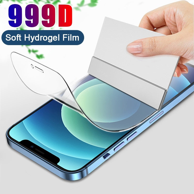 3D Full Cover Hydrogel Film auf Displayschutzfolie für iPhone 7 8 6 Plus für Apple iPhone X XR XS MAX 11 12 13 Pro Mini 2020