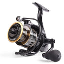 New 1000 7000 Fishing Reel Max Drag Prowe 10kg Reel Fishing High Speed All Metal Spool Spinning Reel Saltwater 5.2:1