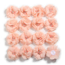 240PCS 5.5cm 2" Pearl Cluster Rhinestone Center Chiffon Hair Flower Hand Sewing Flower Boutique For Baby Headbands