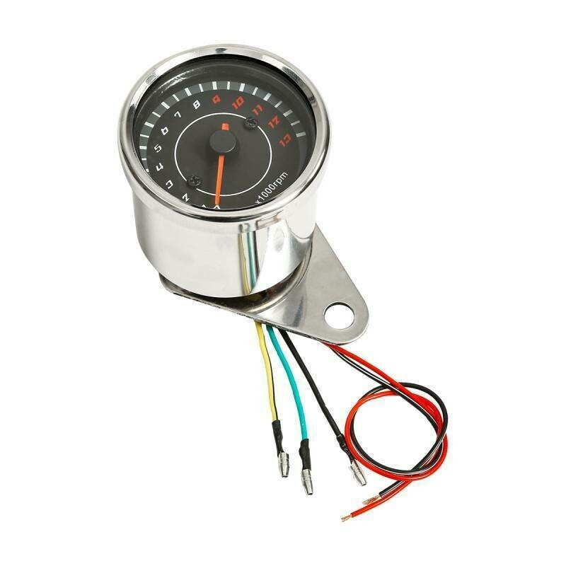 Motorrad-Universal-Kilometerzähler-Tachometer-Messgerät für Harley Honda Yamaha Cafe Racer Suzuki Kawasaki für die meisten Fahrräder