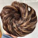 Tinashe Beauty Elastic Band With Hair Messy Hair Bun Scrunchy Chignon With Elastic Band Messi Hairpieces Donut For Women Kids