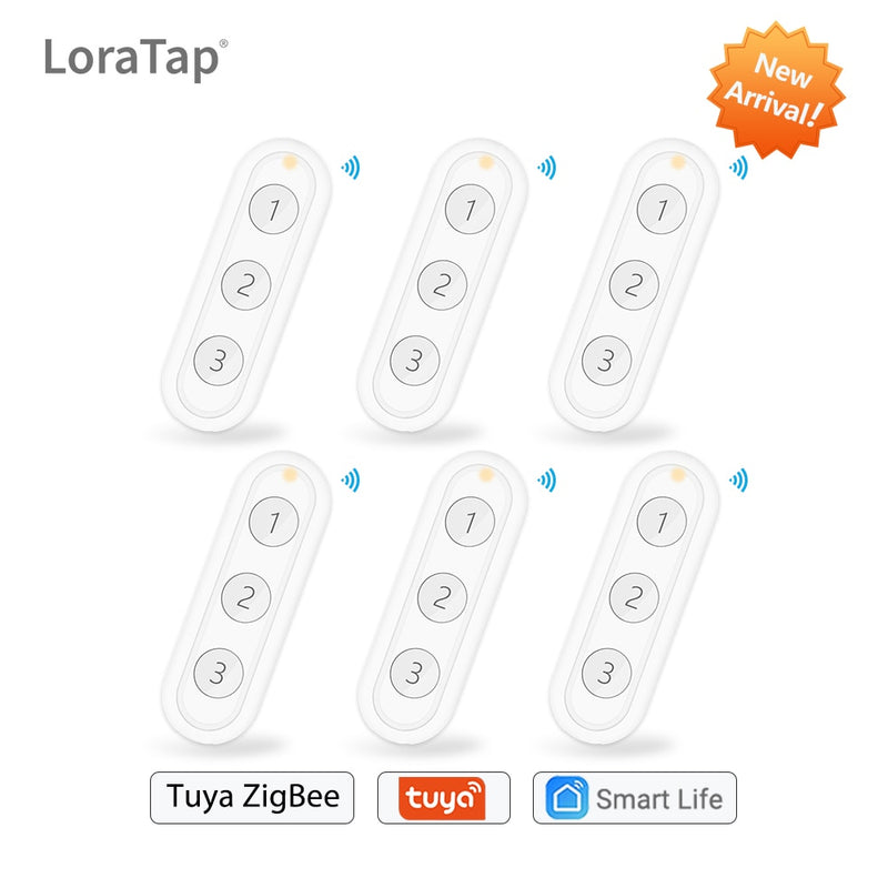 Tuya Smart Life ZigBee Smart Home Wireless Switch 3 Gangs Remote Control Hub Erforderlicher Scene Button Assistant Zigbee2MQTT