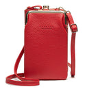 Buylor Women's Phone Crossbody Bags Girls PU Leather Large Capacity Portable Shoulder Bag Brand Ladies Purse Fashion Handbag