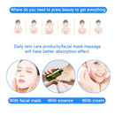 2 in 1 Electric Jade Roller Natural Rose Quartz Vibrating Massager Face Lift Slimming Wrinkle Removal Skin Tightening