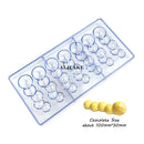 3D Polycarbonate Chocolate Mold Sphere Chocolate Bomb Tools Cake Confectionery Mold for Chocolates Bar Mould Bakery Baking Tools