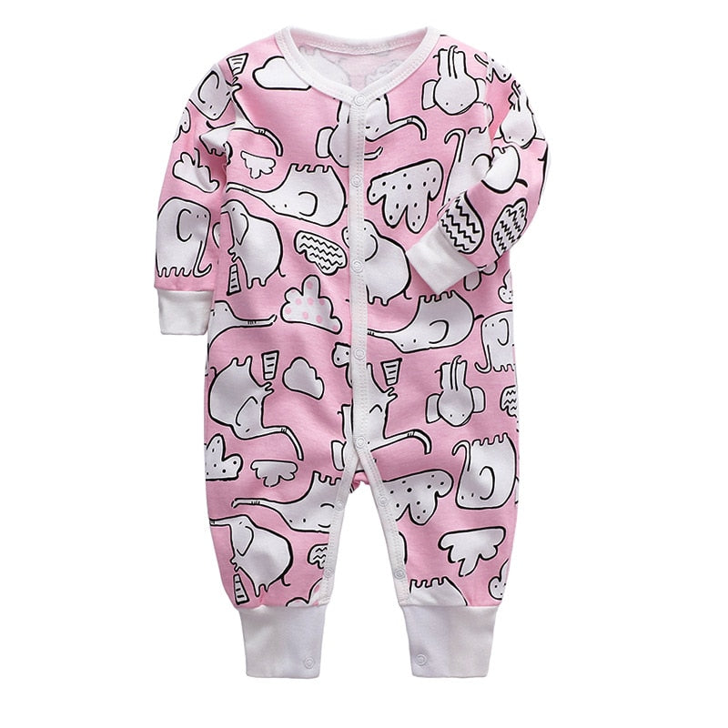 Babykleidung Herbst 2021 Neugeborenes Baby Reine Baumwolle Langarm Overall Strampler 3-24M Baby Boy&amp;Girl Kleidung