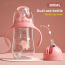 Baby bottles Drinking Cup Feeding Bottle Wide-Caliber Multifunctional   Drinking Milk Drinking Water Dual-use Bottle BPA Free