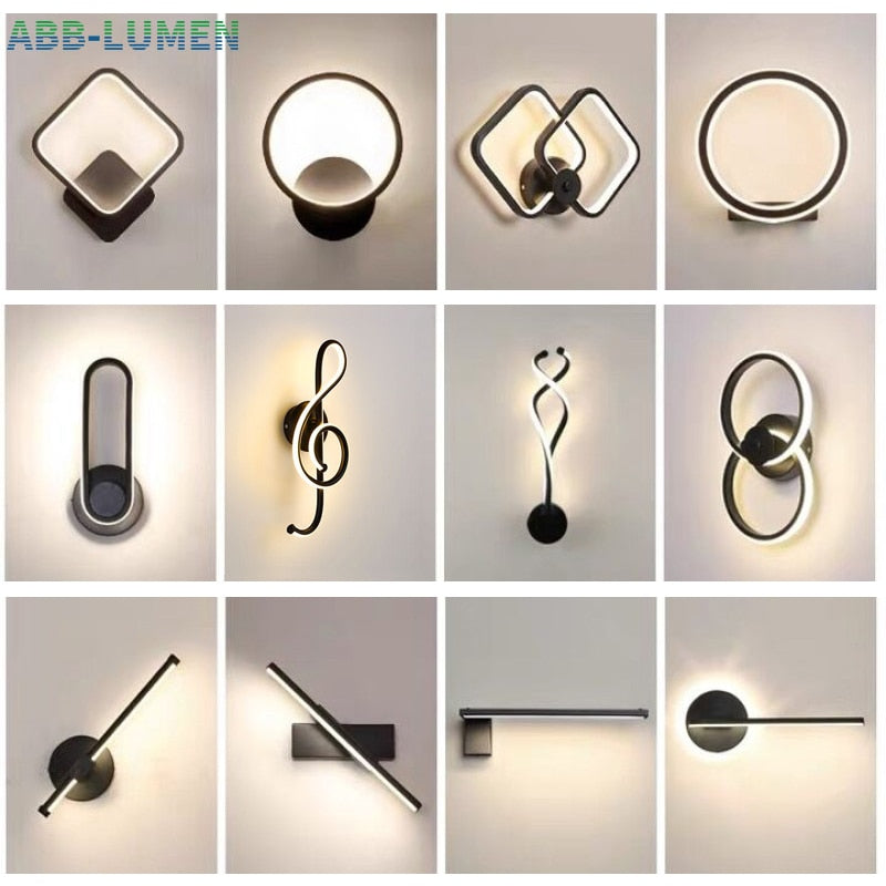 LED Wall Lamp Bedroom Light Nordic Wall lamps Dimmable Living room Wall Bedside lamp led wall Light for home bathroom fixture