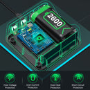 Paquete de 3 baterías recargables de 2600 mAh para Xbox Series X|S/Xbox One/X/S/Elite Wireless Controller Gamepads con cargador USB