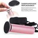 Removedor de callos de talón eléctrico/herramienta de cuidado de limas para pies/dispositivo de pedicura para eliminar la piel muerta dura de los pies con adaptador de corriente