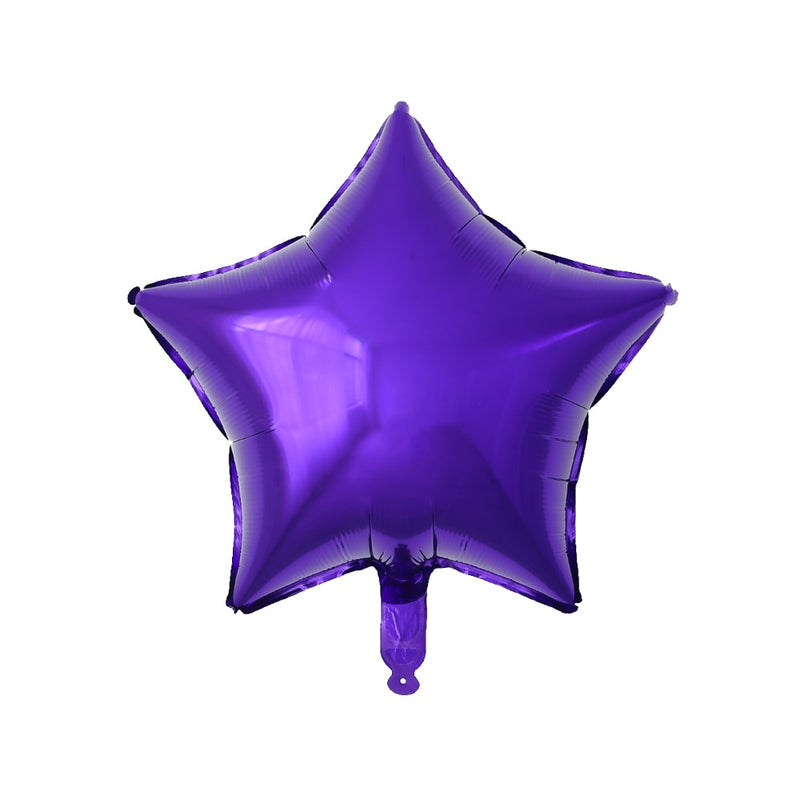 50 Uds. De Globos de aluminio con forma de corazón de estrella de 18 pulgadas, Globos inflables de helio, decoraciones para fiesta de cumpleaños, Globos de compromiso de boda para niños