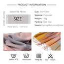 2022 bufanda hiyab a cuadros para mujer, Pashmina, chales para mujer, Foulard, diadema con borlas, bufandas de invierno tipo Cachemira, abrigos cálidos para mujer, Bandana