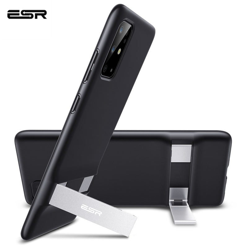 Funda de teléfono ESR para Samsung Galaxy S20 Plus S20 Ultra Metal Kickstand Vertical Stand TPU Bumper Cover para Samsung S20 Ultra Case