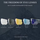 Comaxsun Polarized Sports Men Sunglasses Road Cycling Glasses Mountain Bike Bicycle Riding Protection Goggles Eyewear 5 Len 816