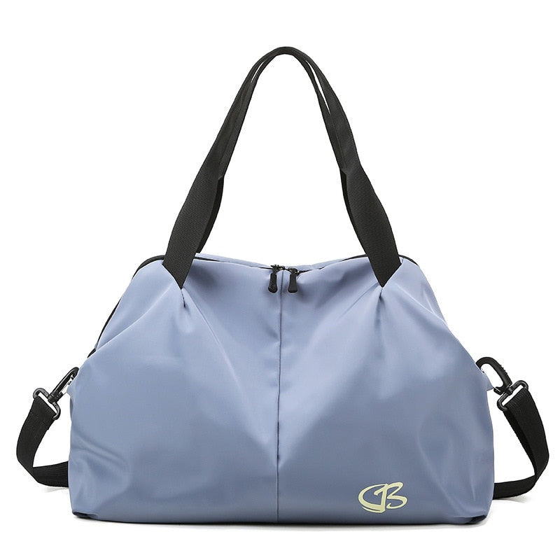 Bolsa De gimnasio para mujer, bolso deportivo para Fitness, bolsas De entrenamiento para viaje femenino, esterilla De Yoga seca y húmeda, Mochila deportiva X51B