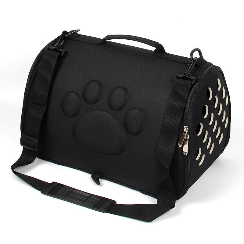 Bolsa portátil para mascotas y gatos, mochila para cachorros, transportador de mascotas, gran espacio, transporte para gatos, plegable, transpirable, bolsa de viaje para perros al aire libre