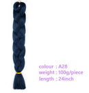 Black Star Hair Ombre Jumbo Braiding Hair Extensions 24 Inch Twist Braids Synthetic Hair Fiber for Twist Braiding for Women