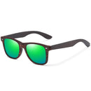GM Handmade Natural Wooden Sunglasses Men Polarized Eyewear Women Mirror Vintage Oculos de sol masculino UV400 Polarized Lens