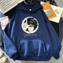 Beliebte japanische Manga Death Note L·Lawliet Hoodies Herren Anime Hoody Mode Streetwear lose übergroße Sweatshirts Fleece-Kleidung