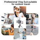 Ulanzi MT-08 DSLR SLR Teléfono Vlog trípode KIT Zapata fría Soporte de montaje de teléfono para micrófono Luz LED Mini trípode para iPhone 13 Sony