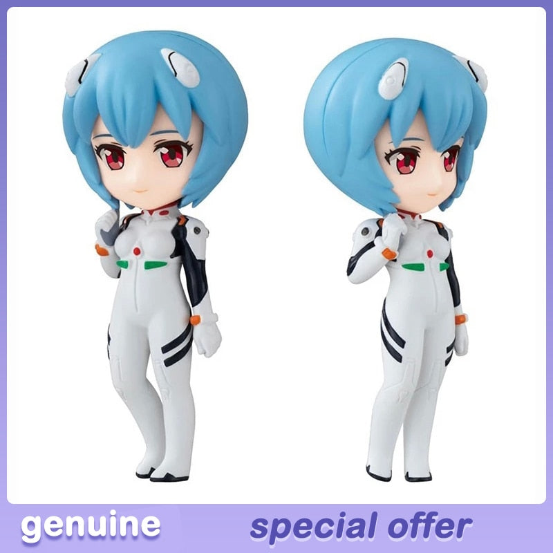 Original EVA Gashapon Anime Action Figure Toys You Can Advance 2:22 Nagisa Ayanami Rei Asuka Langley Makinami PVC ABS Toy Dolls