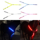 Hi Viz Horse LED Peto Collar Halter Head Arnés Ajustable Reflectante Ecuestre Peto Collar Correa