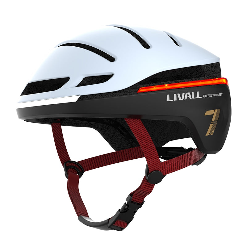 Bester Original LIVALL EVO21 Smart MTB Fahrradhelm für Männer Frauen Fahrrad Radfahren Elektroroller Helm mit Auto SOS Alarm