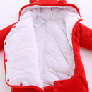 LZH Baby Winter Clothes For Newborn Baby Girl Boy Overall Winter Romper For Baby Jumpsuit Kids Christma Costumes Infant Clothing