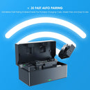 Hollyland LARK 150 Kabelloses Lavalier-Mikrofon 2,4 GHz 3350 mAh Ladebox für Kamera für iPhone Android Smartphone LARK150 Mic