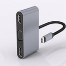 USB Typ C Laptop Dockingstation Dual HDMI Dual Screen Display USB 3.0 Hub Adapter Dock für HP DELL XPS Surface Lenovo ThinkPad