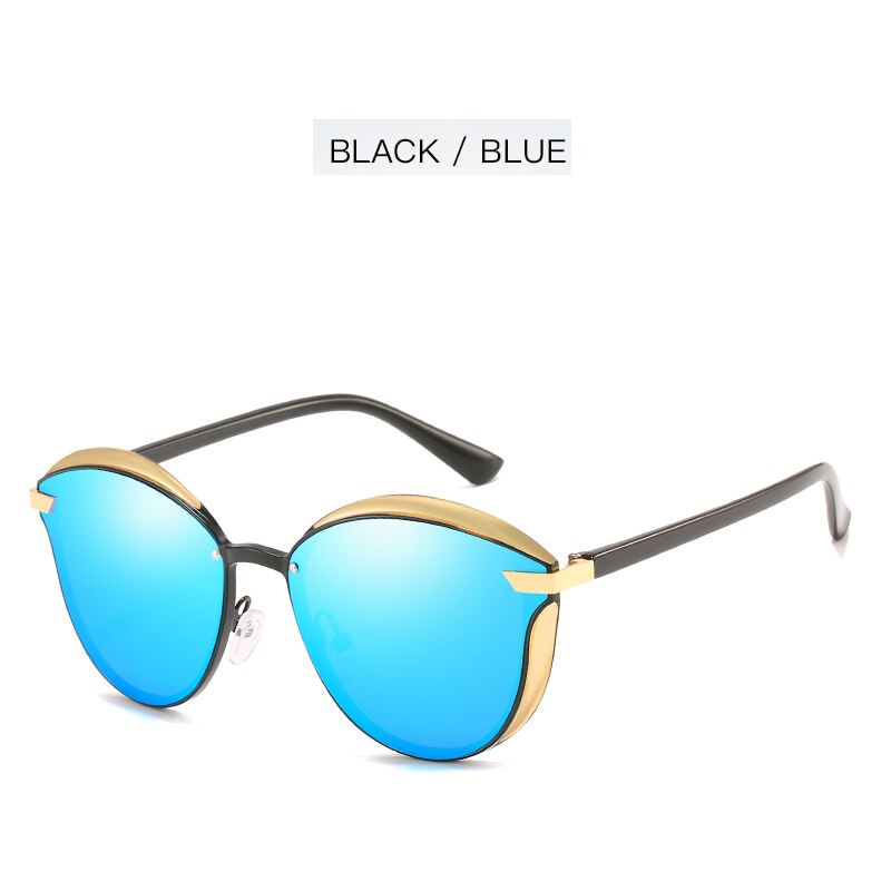 Gafas de sol polarizadas de lujo Ravenisa, gafas de sol redondas para mujer, luneta de sol para mujer