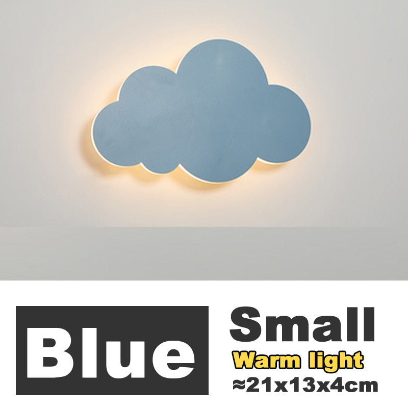 Homhi Cloud Kids Wall Decor Loft Bed Wall Light Fixture Children&