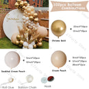 Retro Coffee Matte White Balloons Garland Arch Kit Boho Hochzeit Dekoration Geschlecht offenbaren Geburtstag Baby Shower Decor Zubehör