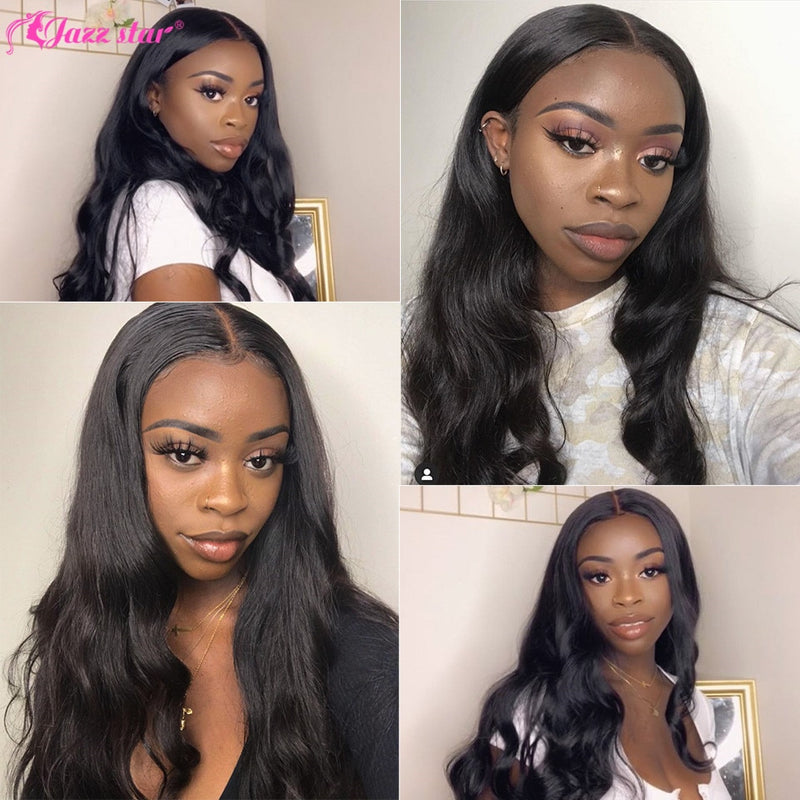 Body Wave 13X6 Lace Front Wig Brazilian Lace Front Human Hair Wigs for Women 13x4 Transparent Lace Frontal Wig Jazz Star