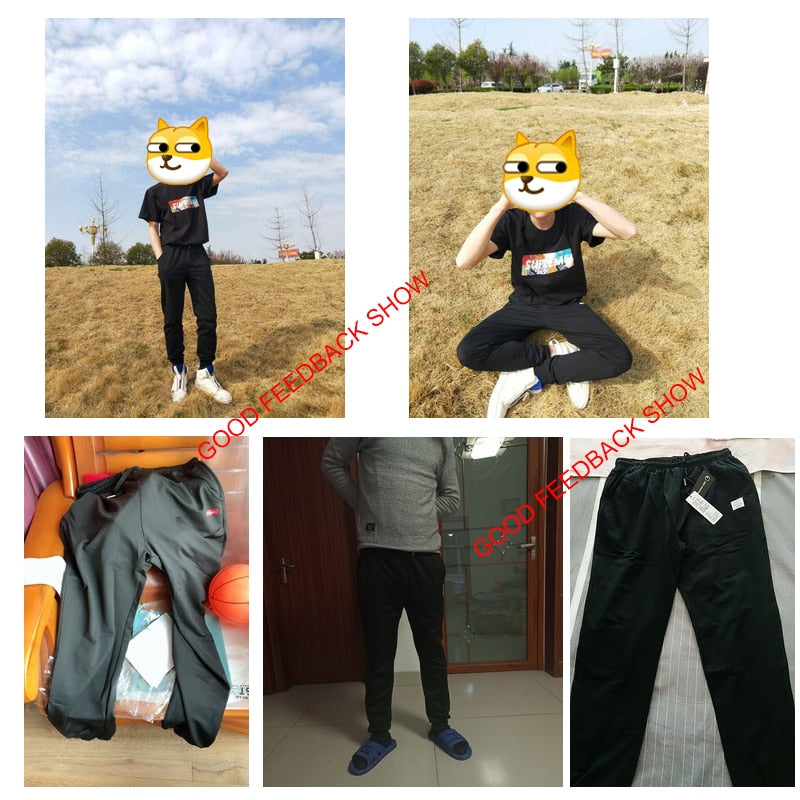 Baumwolle Neue Jogginghose Männer Streetwear Hosen Mode Bleistift Leinenhose Männer Ganzkörper Kordelzughose Für Männer Freizeithosen