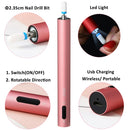 Electric Portable Manicure Machine Set Led Mini Nail Drill Pen Bits Cutter for Removing Gel Varnish Nail Pedicure Grinding Tools