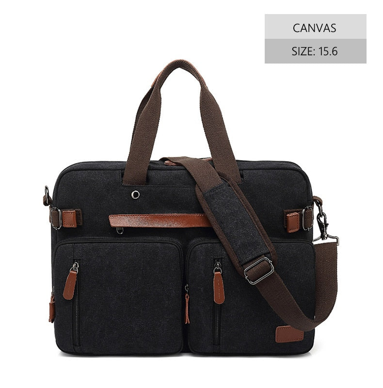 Bolso de trabajo de lona para hombre, maletín de viaje, bandolera multifunción, bolso grande, informal, de negocios, para ordenador portátil, bolsillo XA284ZC